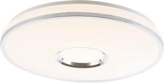 GLOBO Deckenleuchte LED Wohnzimmer Deckenlampe dimmbar weiß Rund 49 cm 48382-60