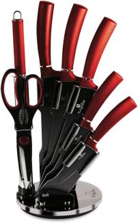 Berlinger Haus 8-piece knife set on a stand Burgundy Collection BH/2562