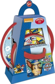 Paw Patrol Geschirr-Set 3-tlg. für Mikrowelle geeignet Teller Schale & Becher