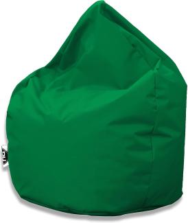 PATCH HOME Patchhome Sitzsack Tropfenform - Grün für In & Outdoor XXL 420 Liter - mit Styropor Füllung in 25 versch. Farben und 3 Größen