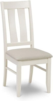 Julian Bowen Pembroke Esszimmerstuhl, 2 Stück, elfenbeinfarben