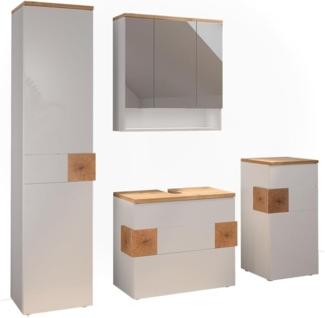 Badmöbel-Set Eden Weiß 4 Teile Vicco