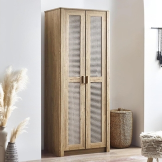 Julian Bowen Sydney 2-türiger Kleiderschrank, 202 x 88 x 55 cm, Eiche