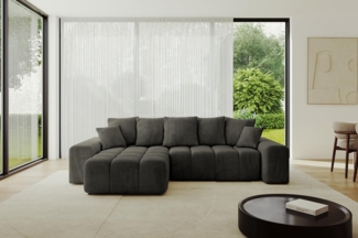 ALTDECOR Ecksofa ENIL-L, Couch mit Schlaffunktion, Wohnzimmer - Wohnlandschaft, Corner Sofa Bett Eckcouch Couch L-Form Schlafcouch Ausziehbar