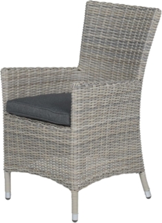 Garden Impressions Costa dining Sessel vintage willow HØ6mm/ r. black