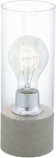 Eglo 94549 Tischleuchte TORVISCO 1 grau, E27 max. 1X40W