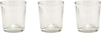 Set Nr. 6 Gläser Glas Transparent London Wasser CL 26