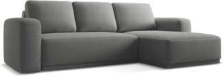 Ecksofa mit Schlaffunktion Rechts Kaila in Strukturstoff
