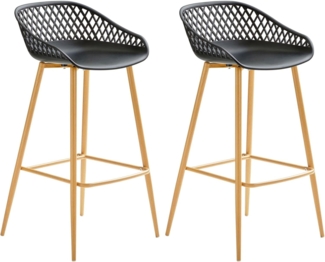 IDIMEX Barhocker IREK, Barhocker 2er Pack Barstuhl Theke Bar Hocker Tresenhocker Retro Design