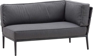 Cane-Line Conic 2-Sitzer Modulsofa inkl. Kissensatz, Armlehne Links 8533AITG
