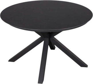 Tisch Malaga 120cm rund dark grey Aluminium