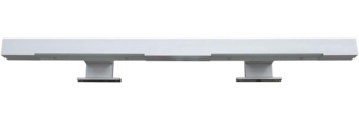 Fackelmann Halogenaufsatzleuchte Aluminium 59 cm