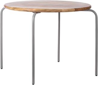 KidsDepot Circle Tisch Holz / Metall Grau Grau