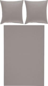 Erwin Müller Bettwäsche Bettwäsche "Nördlingen", Biber, Uni