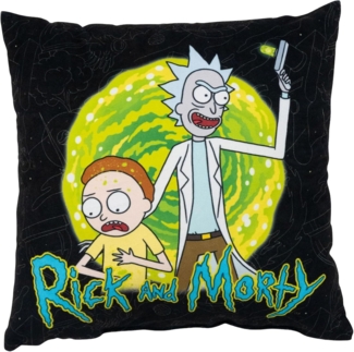 United Labels® Dekokissen Rick and Morty Kissen Sitzkissen Zierkissen Kopfkissen 30x30 cm