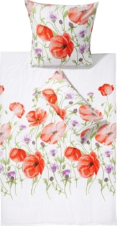 Erwin Müller Bettwäsche Bettwäsche, Mako-Satin, 2 teilig, Blumen