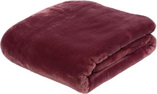 Gözze 'Premium Cashmere' Kuscheldecke, Polyester beere, 130x170 cm