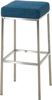 Barhocker Montreal E80 Stoff blau