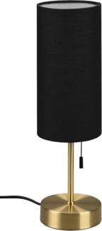 Trio Reality Jaro Tischleuchte E14 mattes Messing/Schwarz