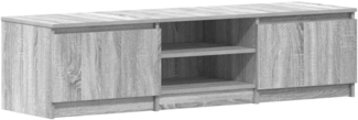 vidaXL TV-Schrank Grau Sonoma 140x40x35,5 cm Holzwerkstoff 815358