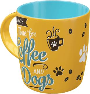 Nostalgic-Art - Kaffeetasse - Pfotenschild - Coffee and Dogs