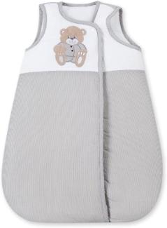 Baby Schlafsack Winterschlafsack/Sommerschlafsack für Jungen und Mädchen 70cm, Modelle:Memi Grau