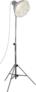 BRILLIANT Lampe RINGS Standleuchte grau Beton Mit Fußschalter I In der Höhe einstellbar