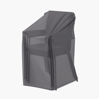 AeroCover Schutzhülle für Stapelsessel Stapelstühle 67x67xH80/110 cm Schutzhaube Sesselabdeckung