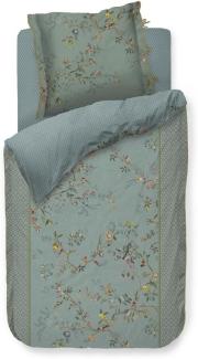 PiP Studio Bettwäsche Autunno_Light Blue_DE_UV_155x220 1 Bettbezug, 1 Kissenbezug 155x220, 2 teilig, Bettbezug Kopfkissenbezug Set kuschelig weich hochwertig