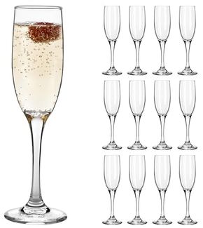 LIBBEY Sektglas Libbey 12er Set -EMBASSY-, 12-tlg, Glas, 177 ml, hochwertig verarbeitet, im modernen Design