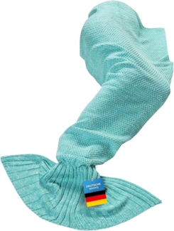 Wohndecke Meerjungfrau Kuscheldecke, Feluna, Wolldecke Flossen-Decke