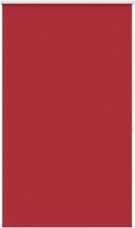 vidaXL Verdunklungsrollo Seitenzug Rollo Klemmrollo Klemmfix Kette, Rot, 120x175 cm