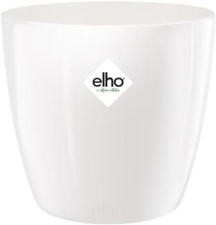 elho Brussels Diamond Rund Blumentopf 30cm - Weiss