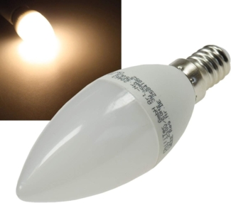 LED Kerzenlampe E14 5Watt 400 Lumen "K50" 3000k Warmweiß