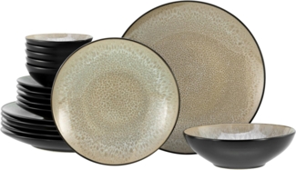 Malmö Beige, Tellerset 18-tlg (mo)