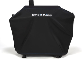 Broil King 67069 Premium Fits Pellet Regal Charcoal Offset 500 Modelle Grillabdeckung, schwarz