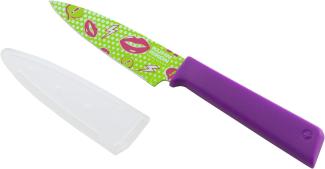 Kuhn Rikon Colori+ Pop Art Rüstmesser lila