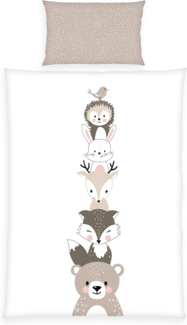 Baby Best Babybettwäsche babybest Woodland Crew, Renforcé, 1 teilig, mit Wendefunktion