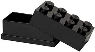 Lego 'Storage Brick' 8 Noppen 4,6x9,2 cm Polypropylen schwarz