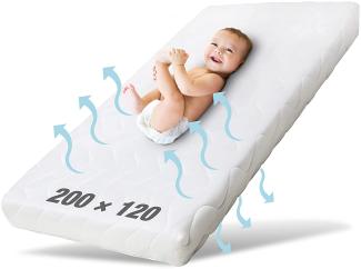 Ehrenkind® Kindermatratze Pur | Baby Matratze 120x200 | Babymatratze 120x200 aus hochwertigem Schaum und Hygienebezug