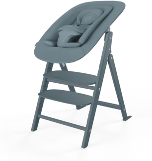 Cybex Click & Fold 4-in-1 Hochstuhl (inkl. Bouncer, Babyset u. Tablet) Stone Blue