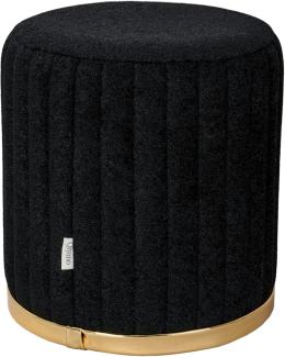 Pouf Nelio 200 Teddy Schwarz