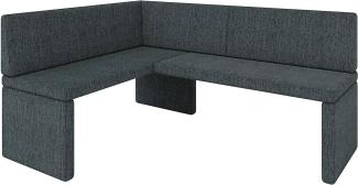 Eckbank Akiko Corner Bench - Eckbankgruppe für Ihrem Esszimmer, Küche modern, Sitzecke, Essecke. Perfekt für Küche, Büro und Rezeption. Solide und Starke Verarbeitung. (INARI 96, 128x168 cm Links)