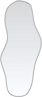 vidaXL Wandspiegel Silbern 90x40 cm 348257