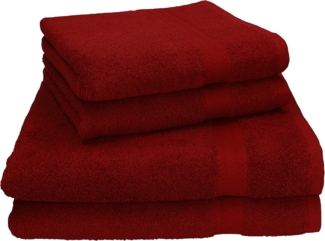 Betz Handtuch Set 4-tlg. PREMIUM 2 Handtücher und 2 Duschtücher, 100% Baumwolle (4-St)