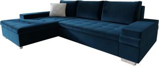 Ecksofa Bangkok Mini, Farbe: Kronos 09 + Kronos 09 + Paros 5