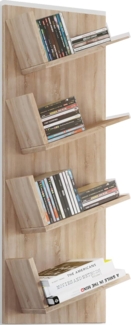 VCM Wandregal Lansi 911793 Sonoma-Eiche (Sägerau) H. 90 x B. 33 x T. 16 cm