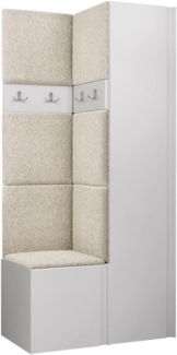 Garderoben-Set Monati XXIV (Farbe: Weiß, Abriamo 03)