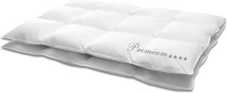 HANSKRUCHEN Daunendecke Premium 4 Sterne - Wäremklasse:Extra Warm - 155 x 220 cm - 2,50 kg