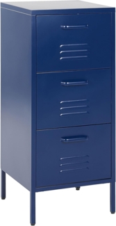 Büroschrank WOSTOK Metall Marineblau